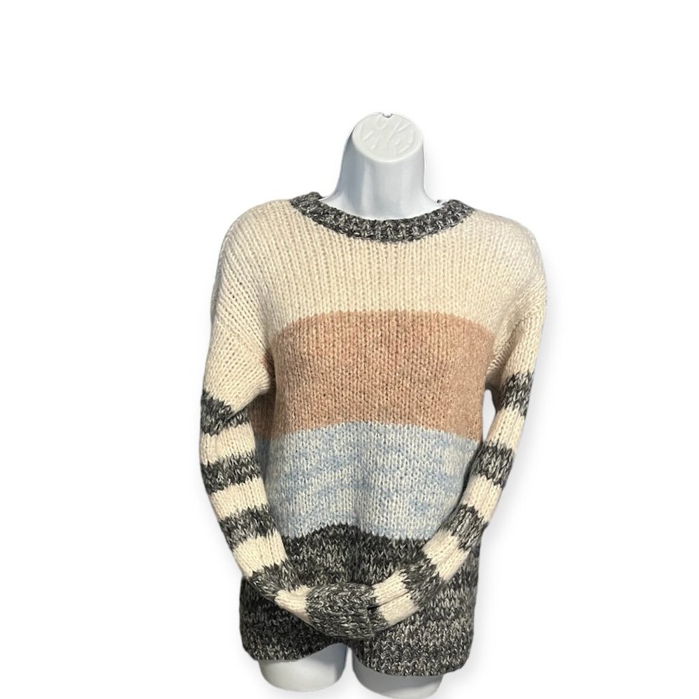 American Eagle Jegging Fit Pullover Sweater MultiColor Striped S